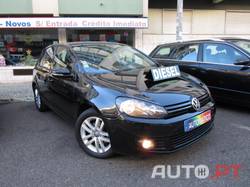Volkswagen Golf VI 1.6 TDi DSG *SÓ 176€/MÊS FIXOS* 105cv Trendline *Caixa Automática 7 Velocidades* Nacional Diesel